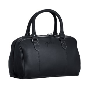 Sac à main en cuire Pénélope Etretat petit modèle noir