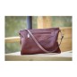 pochette en cuire Pénélope Emma havane pochette en cuire Pénélope Emma havane