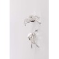Boucles d'oreilles Pénélope Milly argentées