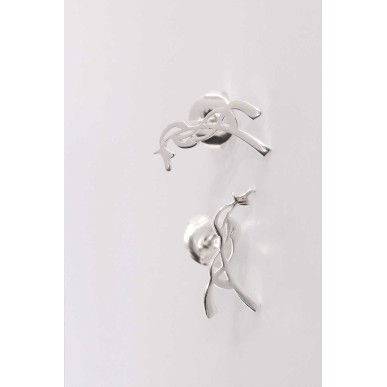 Boucles d'oreilles Pénélope Milly argentées