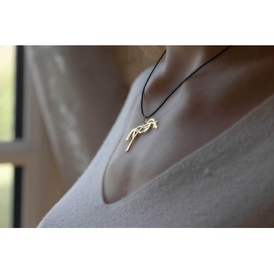 Collier Pénélope Equestre doré