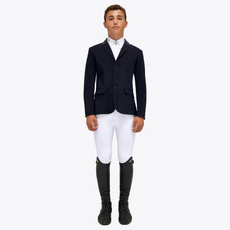 Veste de compétition pour garçon Cavalleria Toscana navy
