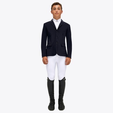 Veste de compétition pour garçon Cavalleria Toscana navy
