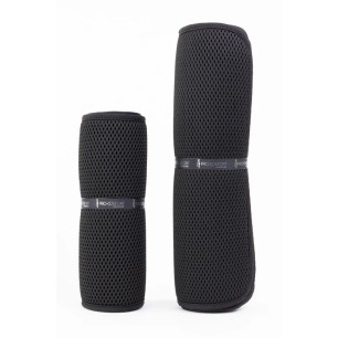 Set de 4 sous bandages 3D mesh velour Pro confort Pilmi noir S/M