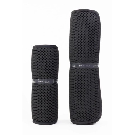 Set de 4 sous bandages 3D mesh velour Pro confort Pilmi noir S/M