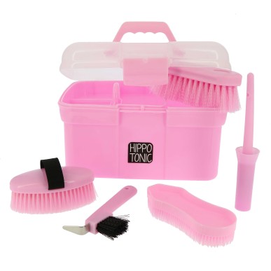 Boite de pansage Rose Hippotonic