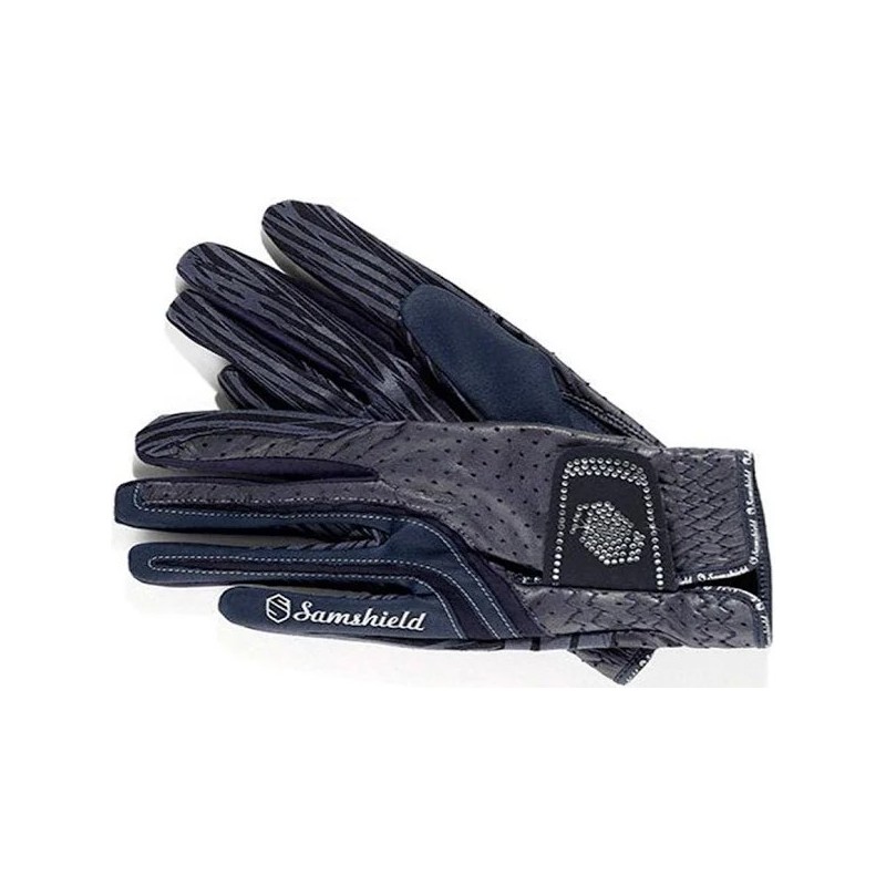 Gants Samshield V-skin Swarovski - Bleu swaro Blanc Gants Samshield V-skin Swarovski - Bleu swaro Blanc