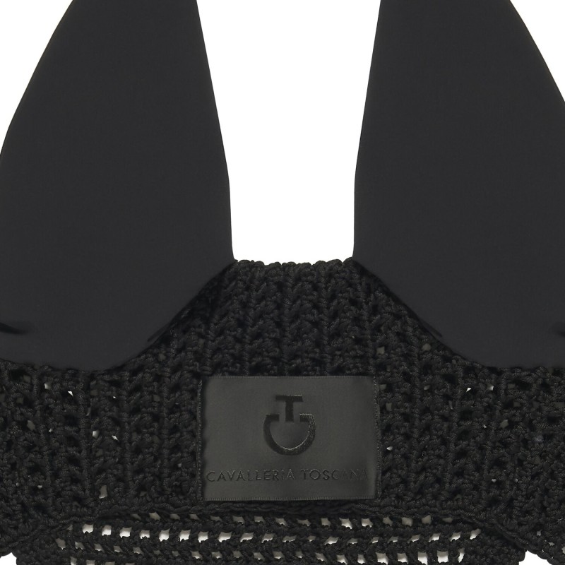 Bonnet Cheval en coton Cavalleria Toscana noir Bonnet Cheval en coton Cavalleria Toscana noir