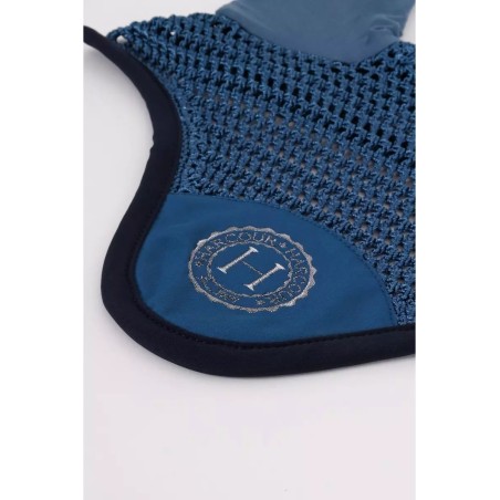 Bonnet cheval Harcour Fifi bleu acier