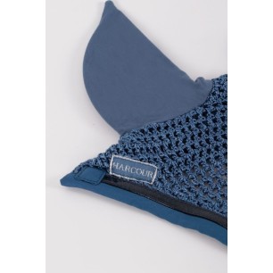 Bonnet cheval Harcour Filou bleu acier
