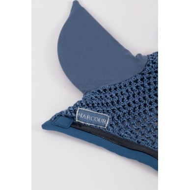 Bonnet cheval Harcour Filou bleu acier