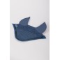 Bonnet cheval Harcour Filou bleu acier