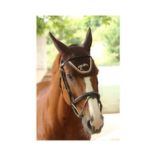 Bonnet cheval Pénélope point sellier chocolat