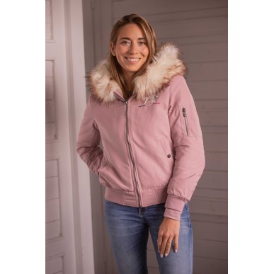 Bombers Pénélope Lyon rose poudré