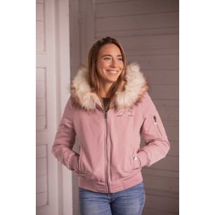 Bombers Pénélope Lyon rose poudré