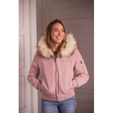 Bombers Pénélope Lyon rose poudré