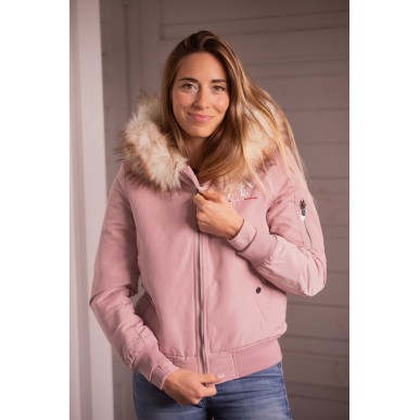 Bombers Pénélope Lyon rose poudré