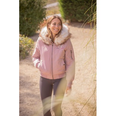 Bombers Pénélope Lyon rose poudré