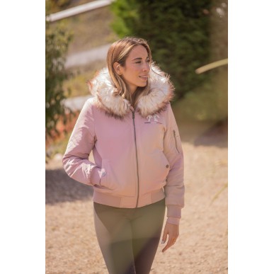 Bombers Pénélope Lyon rose poudré