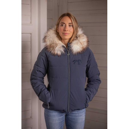 Doudoune Pénélope Louxy bleu marine