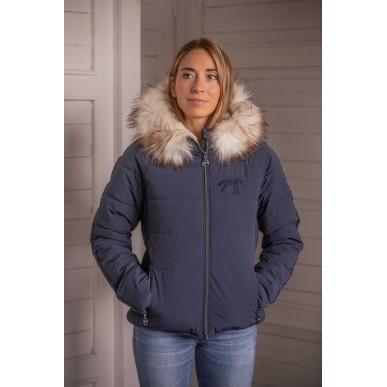 Doudoune Pénélope Louxy bleu marine