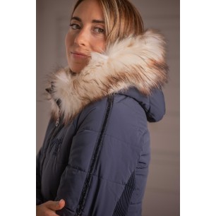 Doudoune Pénélope Louxy bleu marine
