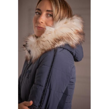 Doudoune Pénélope Louxy bleu marine