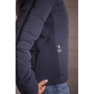 Doudoune Pénélope Louxy bleu marine
