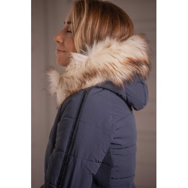 Doudoune Pénélope Louxy bleu marine