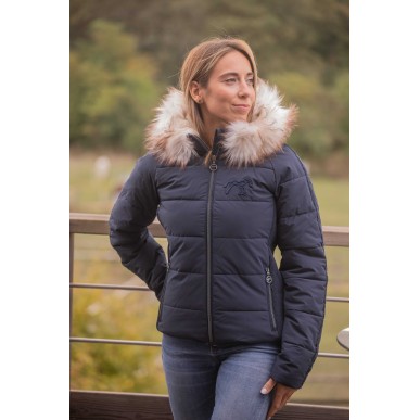 Doudoune Pénélope Louxy bleu marine