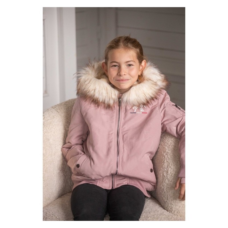 Bombers enfant Pénélope Lyon rose poudré Bombers enfant Pénélope Lyon rose poudré