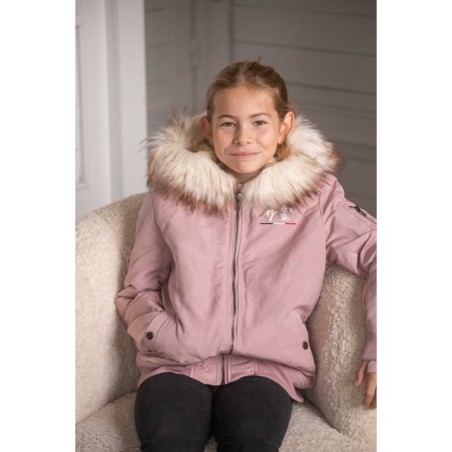 Bombers enfant Pénélope Lyon rose poudré