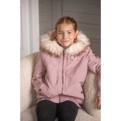 Bombers enfant Pénélope Lyon rose poudré