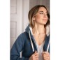 Sweat à capuche Pénélope Tressy denim Sweat à capuche Pénélope Tressy denim