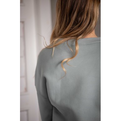 Sweat Pénélope Bianca vert sauge