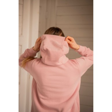 Sweat à capuche Pénélope Polly rose