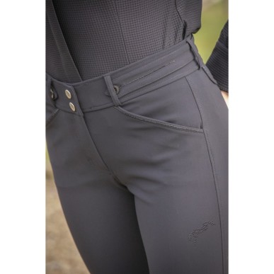 Pantalon d'équitation femme Pénélope Elegance noir