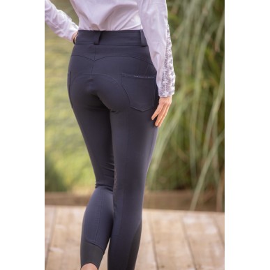 Pantalon d'équitation femme Pénélope Fun Stone marine