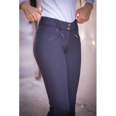 Pantalon d'équitation femme Pénélope Rocky Stone marine
