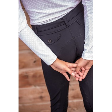 Pantalon d'équitation enfant Pénélope Elegance noir