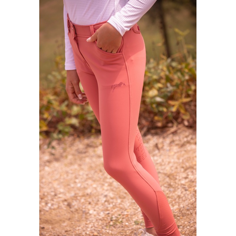 Pantalon d'équitation enfant Pénélope Elegance vieux rose Pantalon d'équitation enfant Pénélope Elegance vieux rose