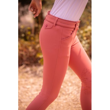 Pantalon d'équitation enfant Pénélope Elegance vieux rose