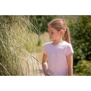 T-shirt enfant Pénélope Iconic strass rose