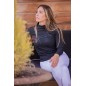 Polo manches longues Pénélope Maddie anthracite Polo manches longues Pénélope Maddie anthracite