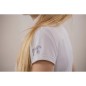 Polo de compétition manches courtes Pénélope Moon blanc Polo de compétition manches courtes Pénélope Moon blanc