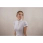 Polo de compétition manches courtes Pénélope Moon blanc Polo de compétition manches courtes Pénélope Moon blanc