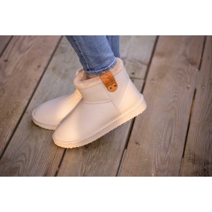 Boots fourrées Pénélope gris glacier
