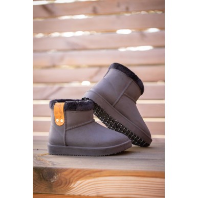 Boots enfant Pénélope fourrées noir