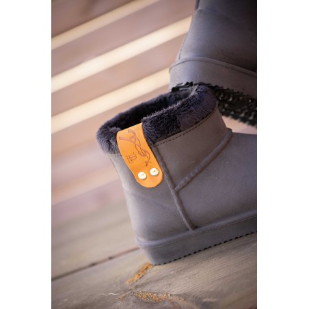Boots enfant Pénélope fourrées noires