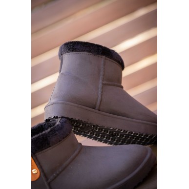 Boots enfant Pénélope fourrées noir